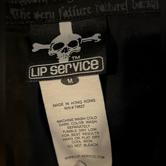 Vintage Lip Service button down blouse (never worn)
